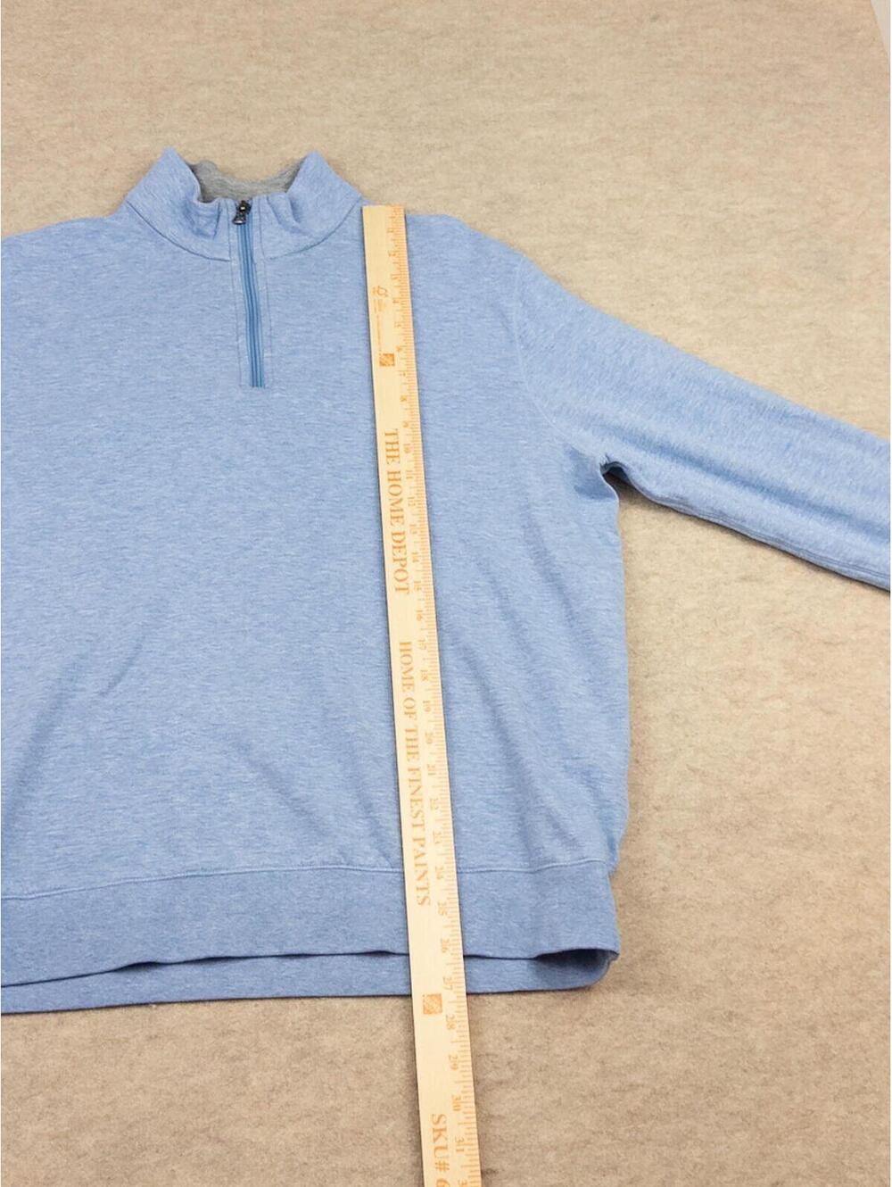 Polo Ralph Lauren Light Blue Quarter-Zip Pullover Size L - Picture 7 of 9